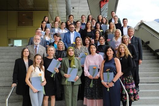 Die Absolvent:innen des Bildungszentrums für Pflegeberufe (BZPB) und FHG Campus Schwaz starten in ihren neuen Lebensabschnitt