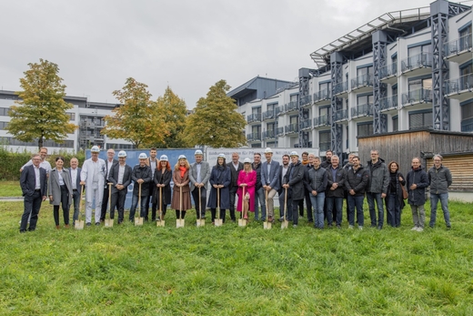 Spatenstich - Neubau Bildungszentrum für Pflegeberufe Schwaz.